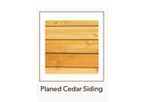 Planed Cedar Siding