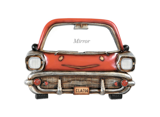 Red Car Mirror and Pub Sign