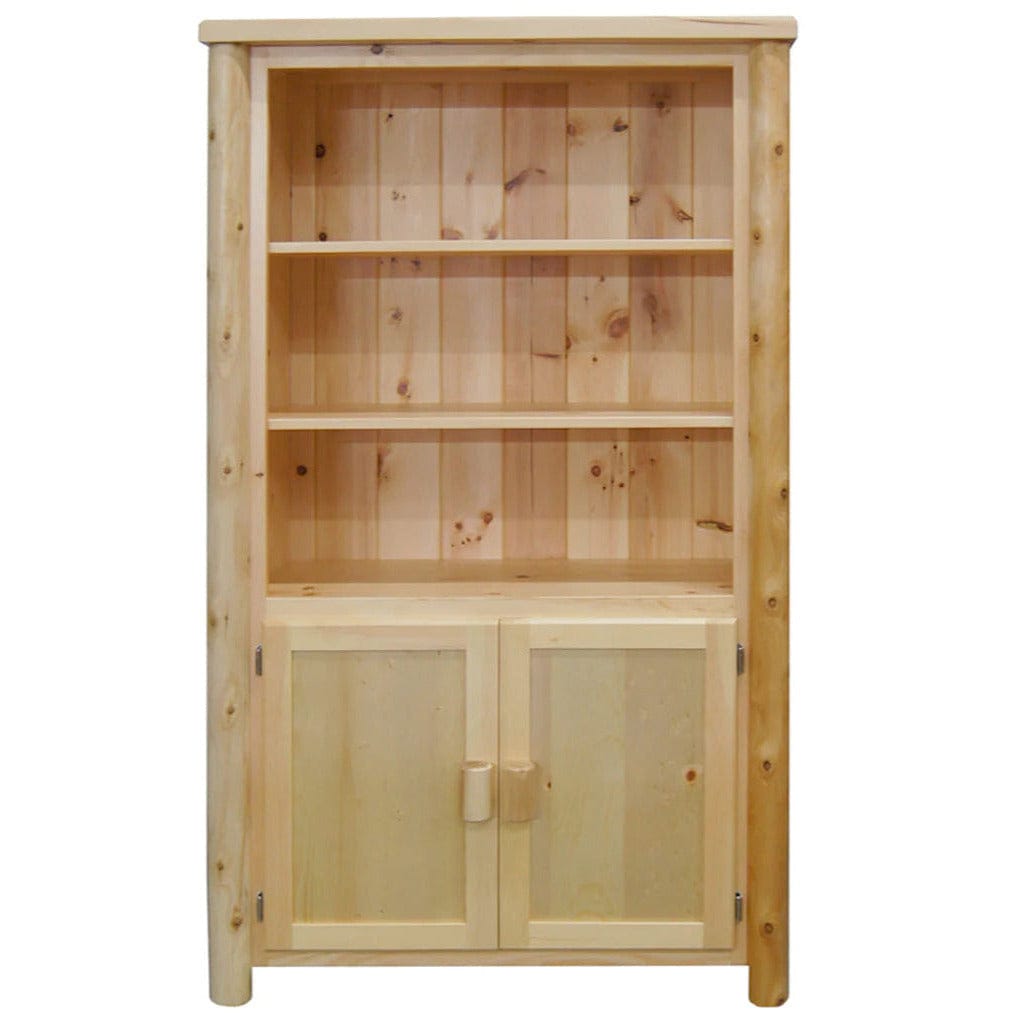 Rocky Valley 2 Door Log Bookcase