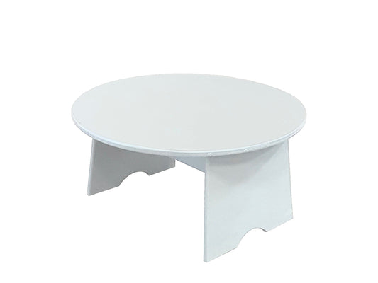 Modern 32" Round Coffee Table White