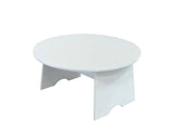 Modern 32" Round Coffee Table White