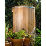 Side View Outdoor Rainbow Cedar Barrel
