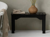 Slat Bench Vintage Black