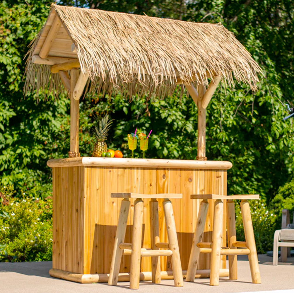 Southern Fantasy Tiki Bar with Stools