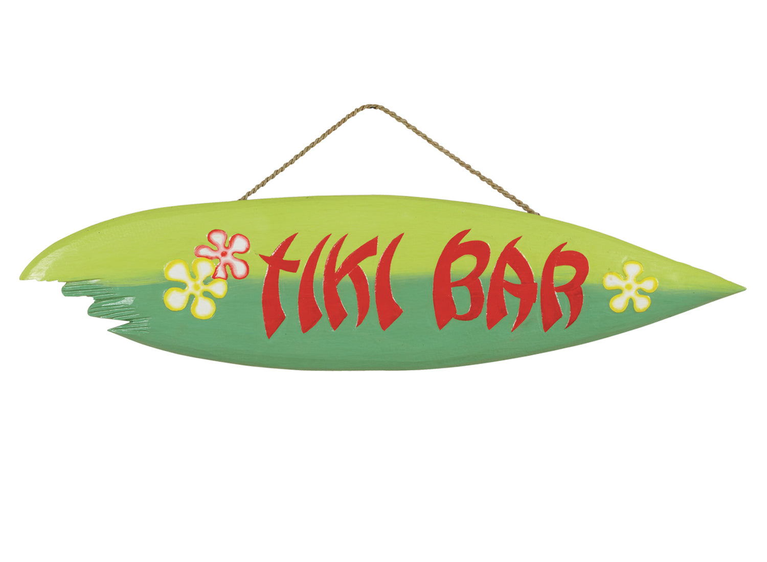 Tiki Bar Surfboard Wall Art