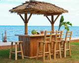 Tropical Paradise Tiki Bar by the ocean