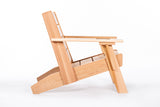 Comfortable modern cedar outdoor chair