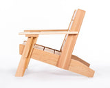 Comfortable modern cedar outdoor chair