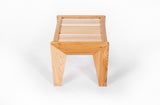 Outdoor modern cedar end table