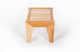 Outdoor modern cedar end table