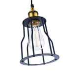 Industrial Cage Edison Filament Pendant