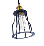 Industrial Cage Edison Filament Pendant
