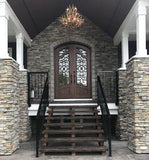 chandelier in entrance