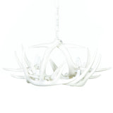 whtie tail deer chandelier