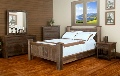 Reclaimed Ontario Barn Wood Bedroom