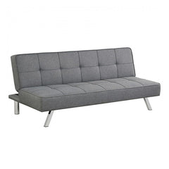 3-Seat Convertible Sofa Bed with High-Density Sponge
