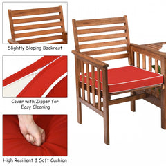 Soft Cushions with Zipper Cover