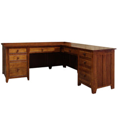A Series Office Desk with Return - 32" × 72"