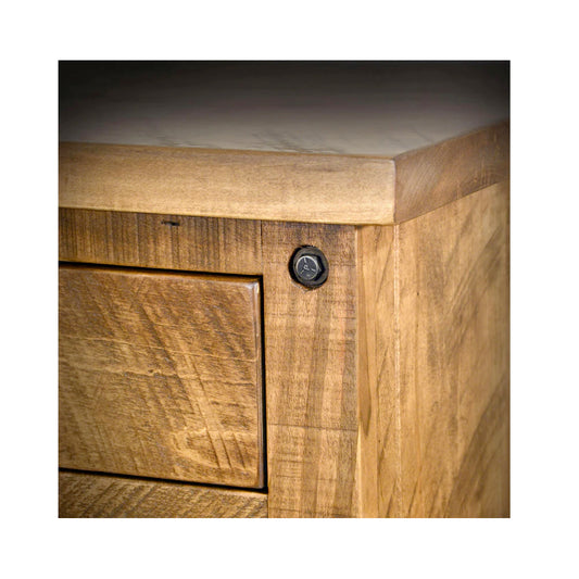 Timber haven night stand detail