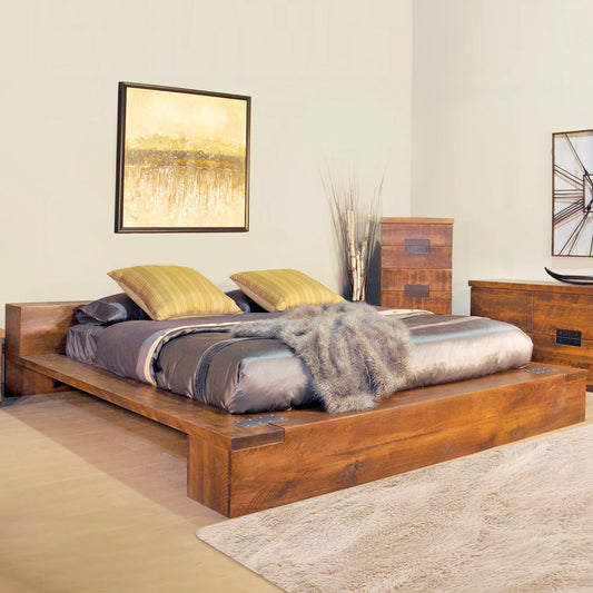 Arthur platform bed solid wood