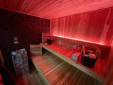 Astra Outdoor Cedar Sauna with Lighting Kit