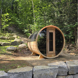 Barrel Sauna with Tinted Windows