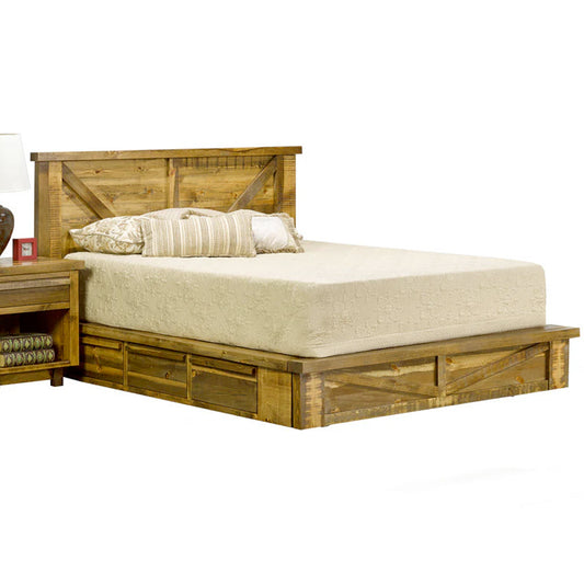 Beetlwood Platform Bed with Drawers