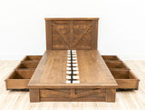 Beetlewood Platform Storage Bed with Open Drawers