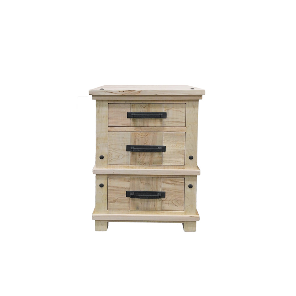 Boulder Creek 3 Drawer Nightstand