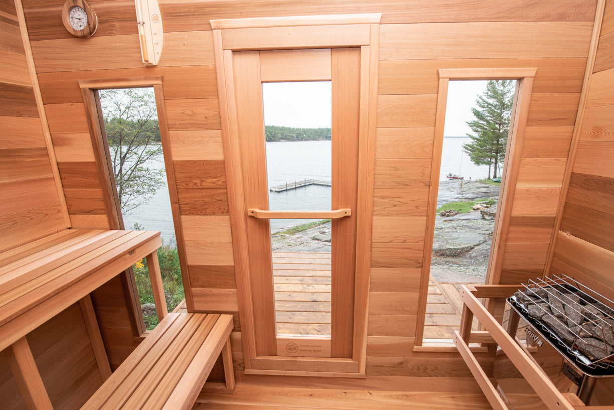 Cabin Sauna Interior View