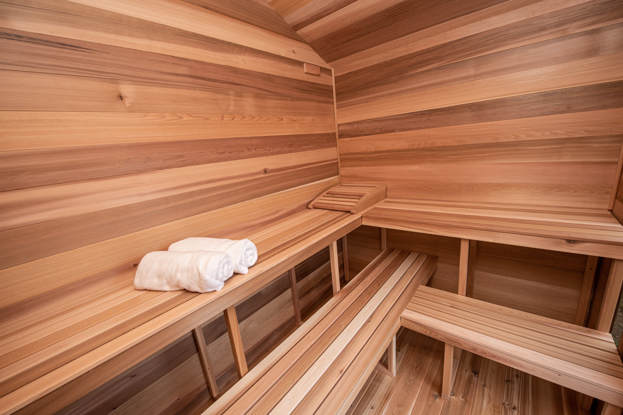 Cabin Sauna Interior Benches