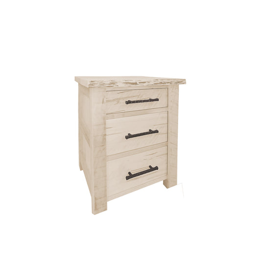 Coastal 3 Drawer Nightstand