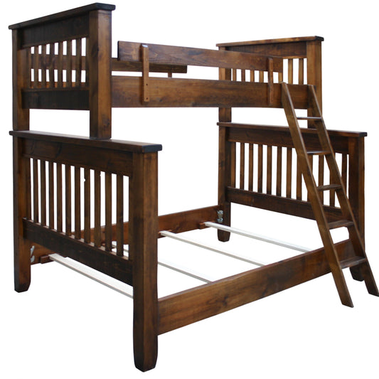 Solid wood bunk bed