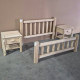 Expressions Log Bedroom Unfinished