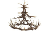 Faux Elk 12 Antler Chandelier