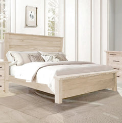 Flat Top Unfinished Edgewood Bed