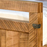 wood bed accent