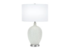 Lighting, 28"H, Table Lamp, Cream Ceramic, Ivory / Cream Shade, Contemporary