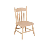 Kids Plain Back Side Chair W118