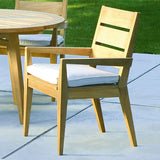 Teak Algarve Dining Arm Chair
