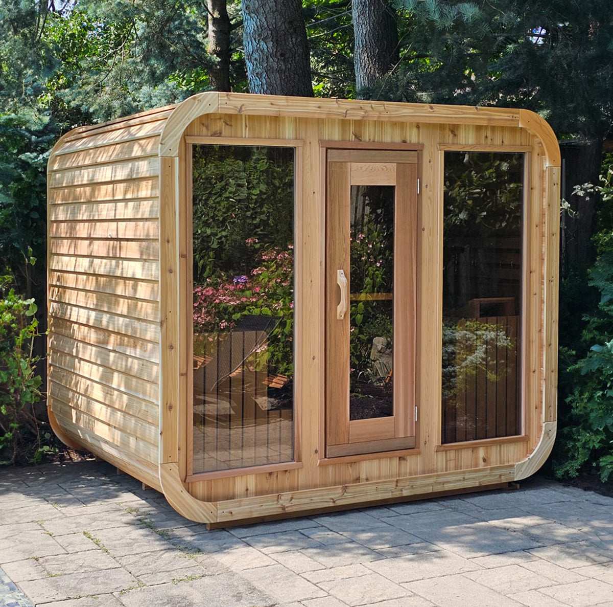 Customized Luna Sauna • Log Furniture and More