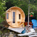 Customized Cedar Barrel Sauna
