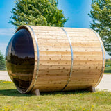 Customized Panoramic Barrel Sauna