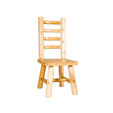 Ladder Back Log Side Chair