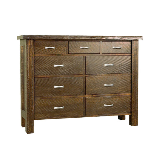 Live Edge 9 Drawer Dresser