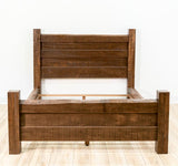 Live Edge Bed Front View