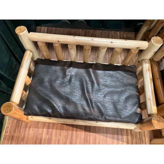 Log Dog Bed Top View