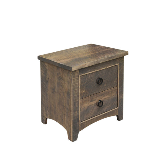 Maple Ridge 2 Drawer Nightstand