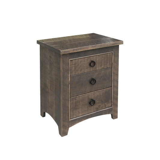 Maple Ridge 3 Drawer Nightstand