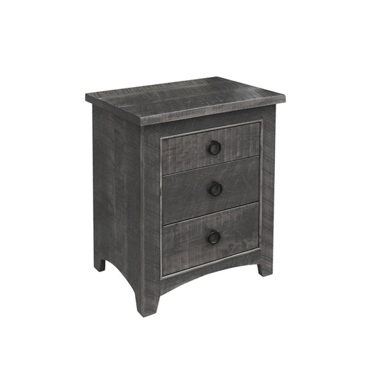 Maple Ridge 3 Drawer Nightstand